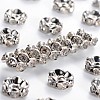 Brass Rhinestone Spacer Beads RB-A014-L8mm-01P-1