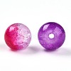 Baking Paint Imiation Jade Glass Beads X1-DGLA-S115-8mm-MY-3