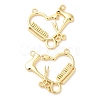 Rack Plating Brass Pendants KK-Q775-22G-1