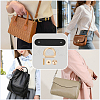 2Pcs PU Leather Suspension Clasps with Alloy D Rings AJEW-CL0004-98A-5