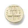 Never Give Up Wax Seal Brass Stamp Heads AJEW-M038-01P-G-2