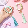 Silicone Beads Keychain KEYC-YW00193-01-5