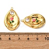 304 Stainless Steel Enamel Pendants STAS-L299-12G-02-3