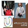 Acrylic Cable Chain & Polyester Braided Cord Bag Straps FIND-WH20033-020KCG-D-4