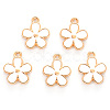 Alloy Enamel Charms X-ENAM-R059-02C-RS-1