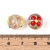 Luminous Handmade Gold Sand Lampwork Beads LAMP-N035-04-4