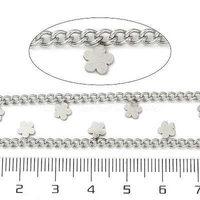 304 Stainless Steel Curb Chains CHS-K017-08C-P-1