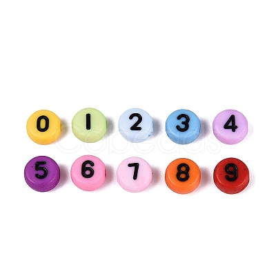 Opaque Acrylic Beads SACR-Q001-12A-1