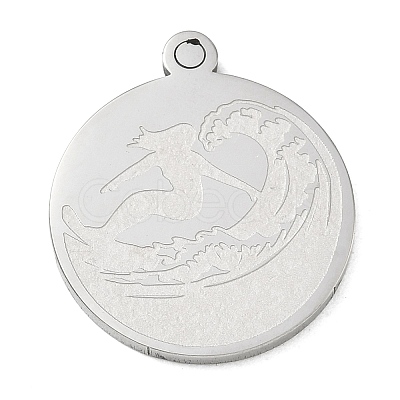 201 Stainless Steel Pendants SA-CBA3D3A-05P-28-1
