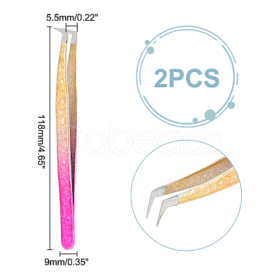 430 Stainless Steel Tweezers MRMJ-WH0087-16-1