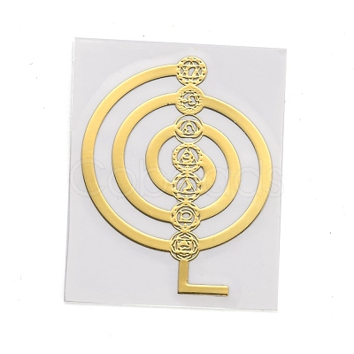Self Adhesive Brass Stickers DIY-I044-24G-1