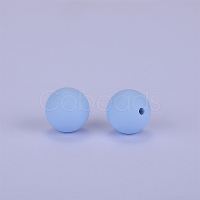 Round Silicone Focal Beads SI-JX0046A-86-1