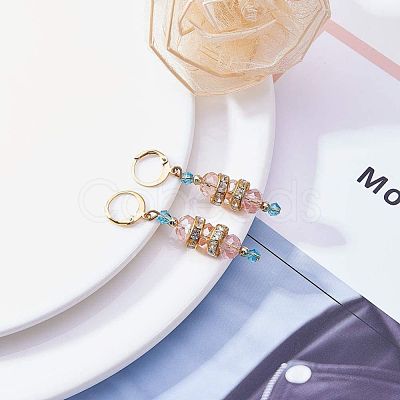 Brass Huggie Hoop Earring Findings KK-L179-04G-1