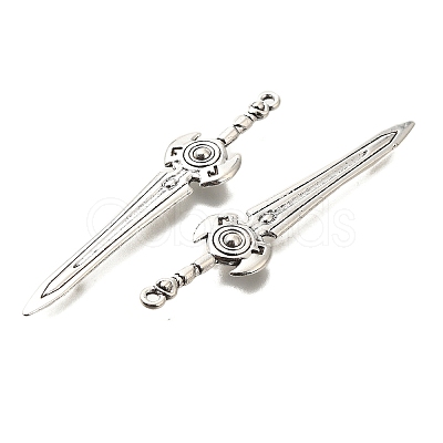 Tibetan Style Alloy Big Pendants FIND-G078-32B-AS-1