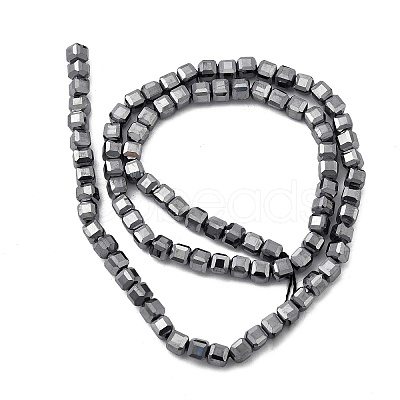 Synthetic Terahertz Stone Beads Strands G-H327-L03-03-1