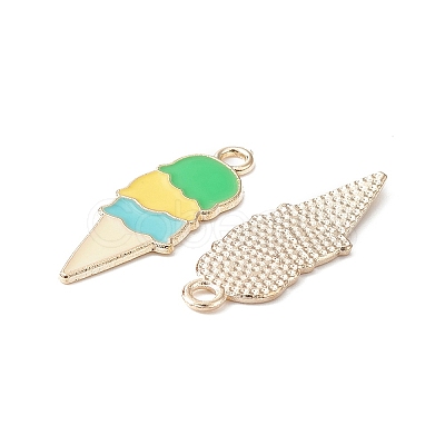 Summer Theme Alloy Enamel Pendants ENAM-YW0002-86G-1