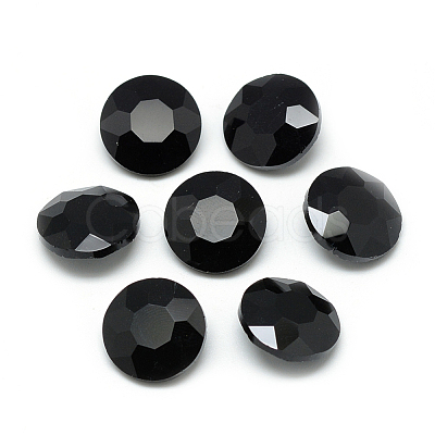 Pointed Back Glass Rhinestone Cabochons RGLA-T029-8mm-23-1