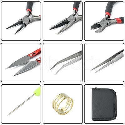 Random Color DIY Jewelry Tool Kits TOOL-S006-03-1