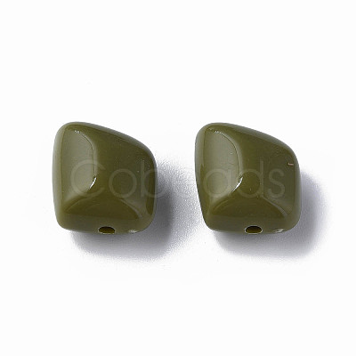Opaque Acrylic Beads MACR-S373-15A-A11-1