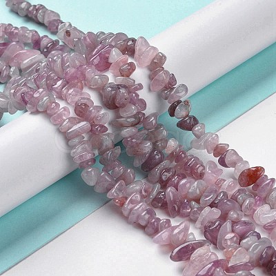 Natural Madagascar Rose Quartz Beads Strands G-O187-01-1