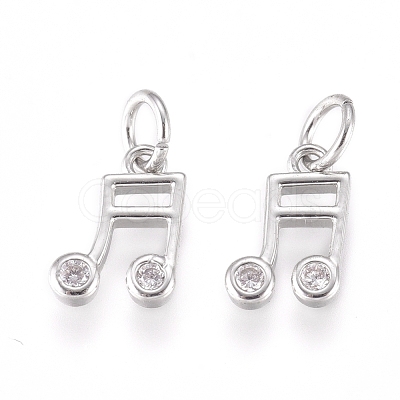 Brass Charms ZIRC-L070-65P-1