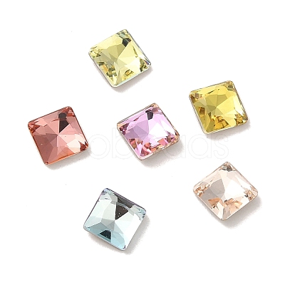 Glass Rhinestone Cabochons RGLA-P037-06A-D-1