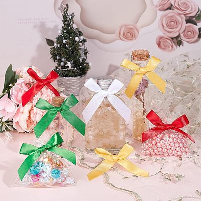 CHGCRAFT 120Pcs 4 Colors Polyester Bowknot AJEW-CA0003-23-1