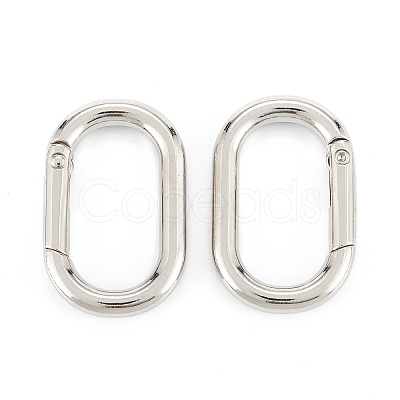 Zinc Alloy Spring Gate Rings X-PALLOY-L233-07B-P-1
