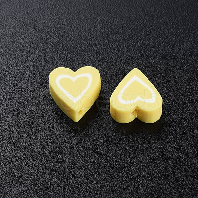 Handmade Polymer Clay Beads X-CLAY-T019-10-1