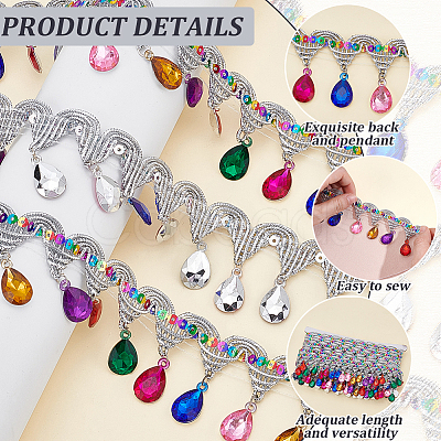 Polyester Sewing Ornament DIY-WH20032-123A-1