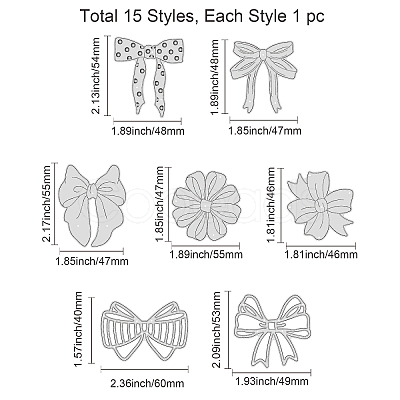 Carbon Steel Cutting Dies Stencils DIY-WH0170-797-1