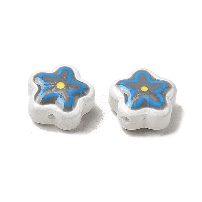Handmade Glass Enamel Beads GLAA-K070-03G-1