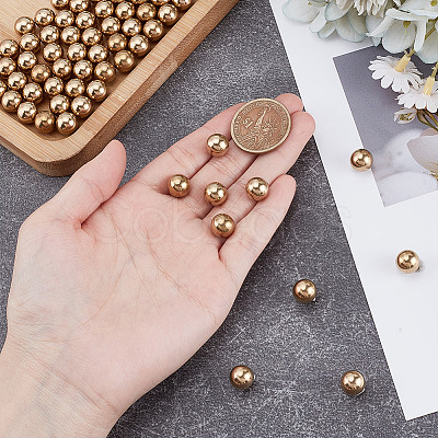 Brass Beads KK-NB0004-09A-1