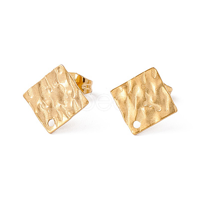 304 Stainless Steel Stud Earring Findings STAS-G270-02G-07-1