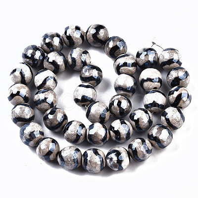 Tibetan Style dZi Beads G-S359-257B-1
