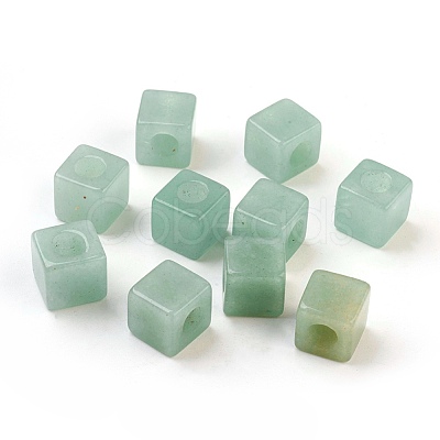 Natural Green Aventurine European Beads X-G-F580-B03-1