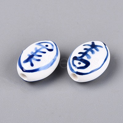 Handmade Porcelain Beads PORC-N012-14A-01-1