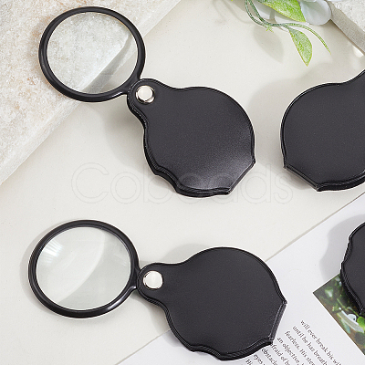 4Pcs Magnifying Glass AJEW-SP0002-48-1