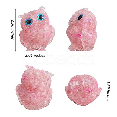 Crystal Owl Figurine Collectible JX545D-1