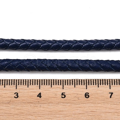 Braided Leather Cord with Core WL-F009-5mm-05-1