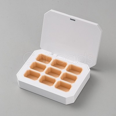 Plastic Latch Bead Containers CON-WH0085-140-1