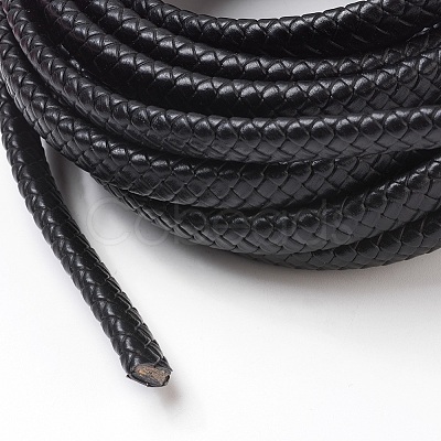 Braided Leather Cord WL-F009-C01-12x6mm-1