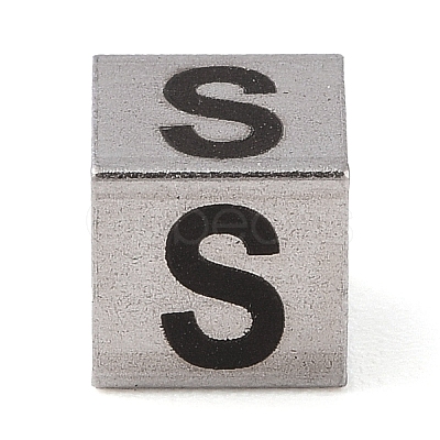 Tarnish Resistant 201 Stainless Steel European Beads STAS-M058-01S-P-1