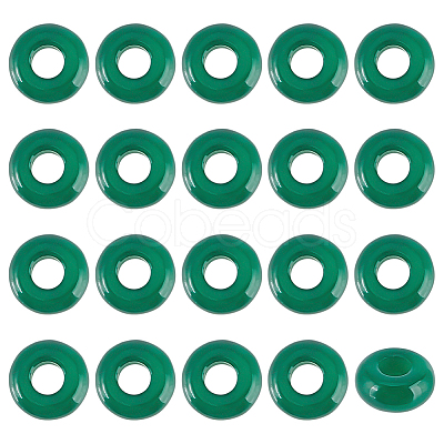 20Pcs Dyed Natural Malaysia Jade European Beads FIND-ME0003-87A-1