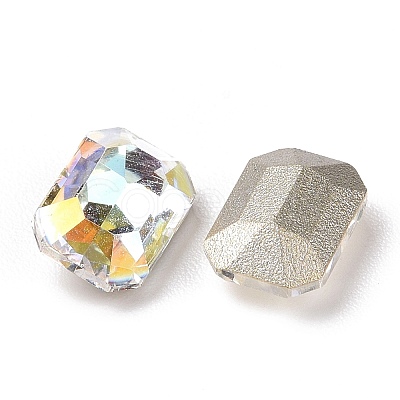 Light AB Style Glass Rhinestone Cabochons RGLA-J018-A-001LA-1