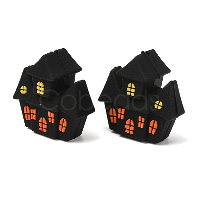 Halloween Silicone Focal Beads SL-CBADC51-14-1