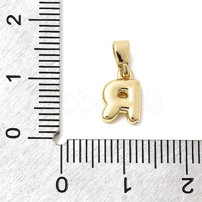 Brass Letter Charms KK-G554-22G-R-1