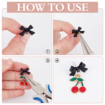 42Pcs Alloy Stud Earring Findings EJEW-ME0001-30A-1