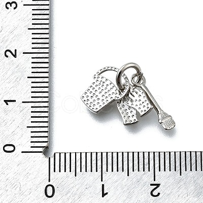 Brass Pendants KK-K400-06P-1