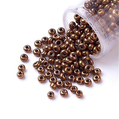 FGB 15/0 Grade A Round Glass Seed Beads X-SEED-A022-F15-601-1